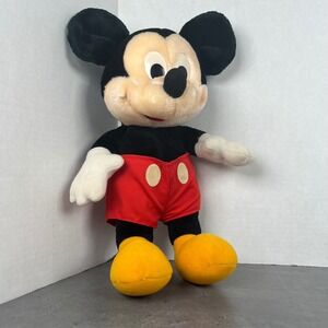 Playskool Mickey Mouse VTG 1980s Disney Red Pants Soft Plush 14" Mint Condition